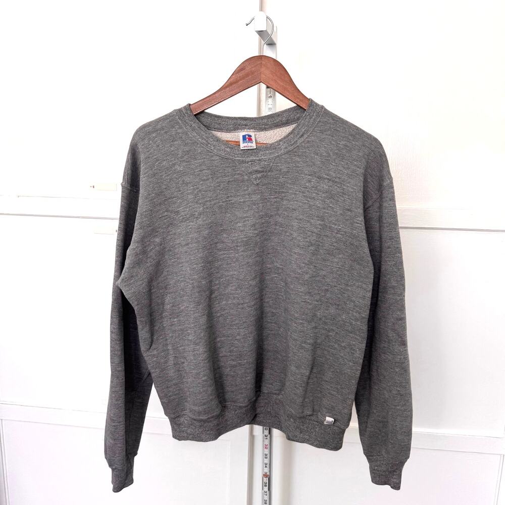 Vintage Made in USA Russell Athletic Crewneck Gray Sz M/L